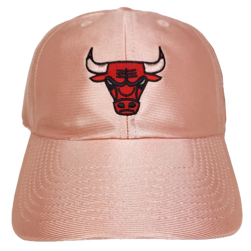 Chicago Bulls Mitchell & Ness NBA Dad Hat Rose Gold 75th Anniversary Cap NWT